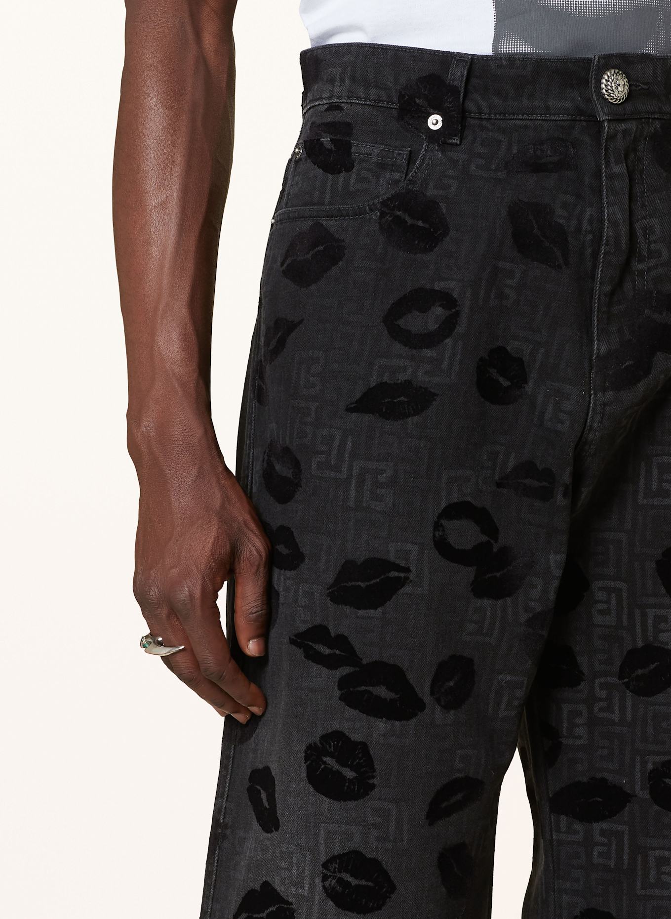 BALMAIN Jeans regular fit: 0PC NOIR