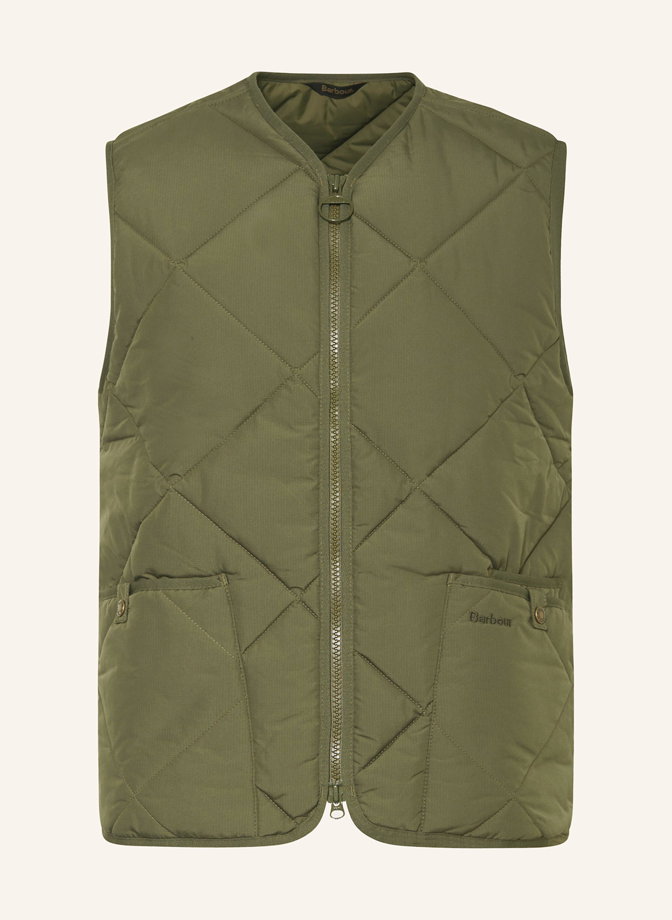 Barbour quilted vest mens discount