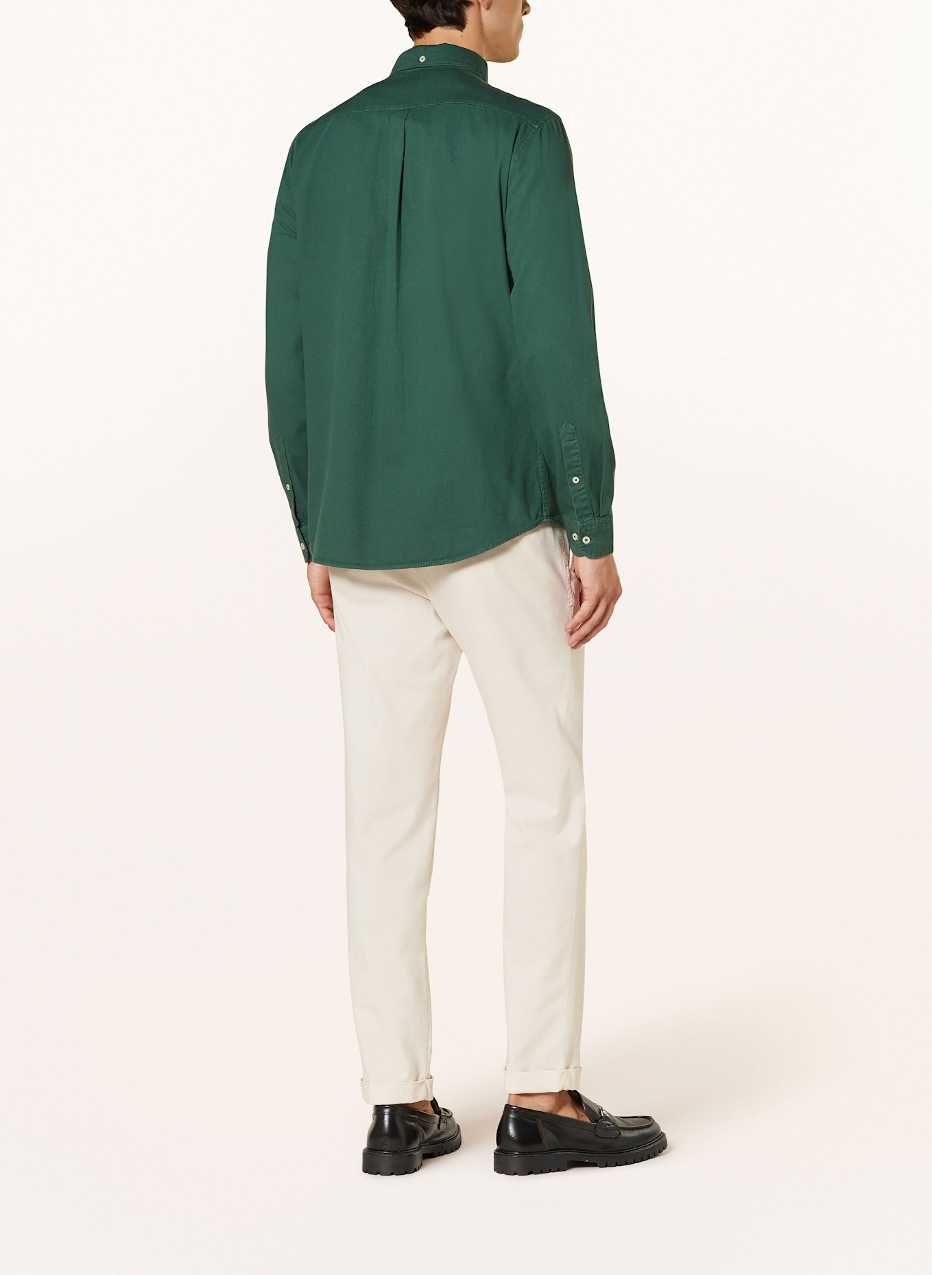 Barbour Koszula ROMLEY tailored fit: ZIELONY