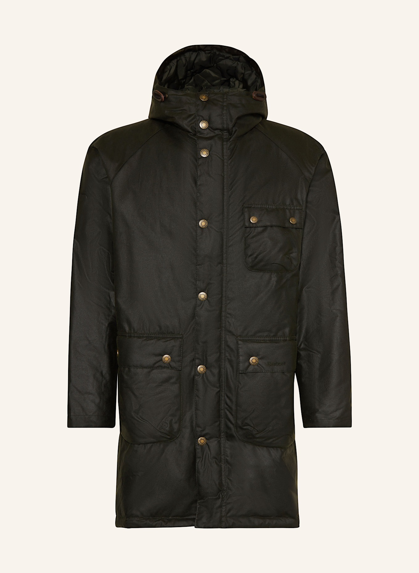 Black barbour coat sales