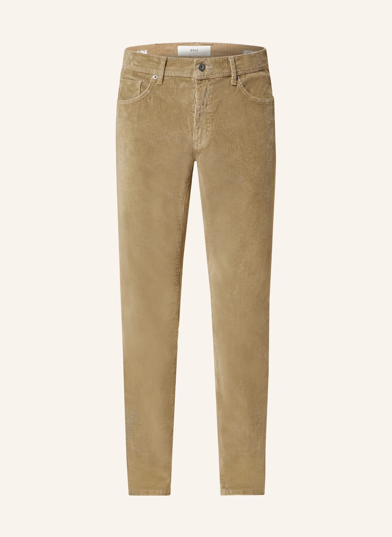 BRAX Corduroy trousers CADIZ straight fit: BEIGE