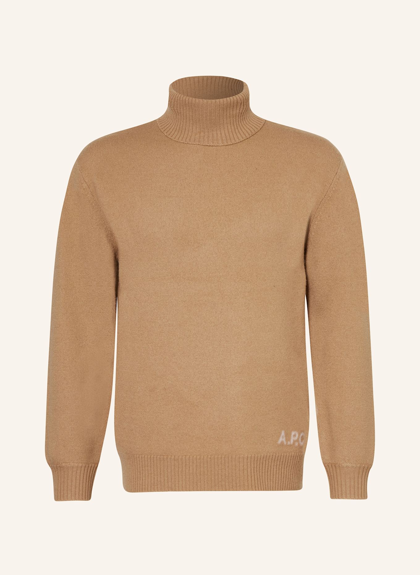 A.P.C. Rollkragenpullover WALTER: CAMEL