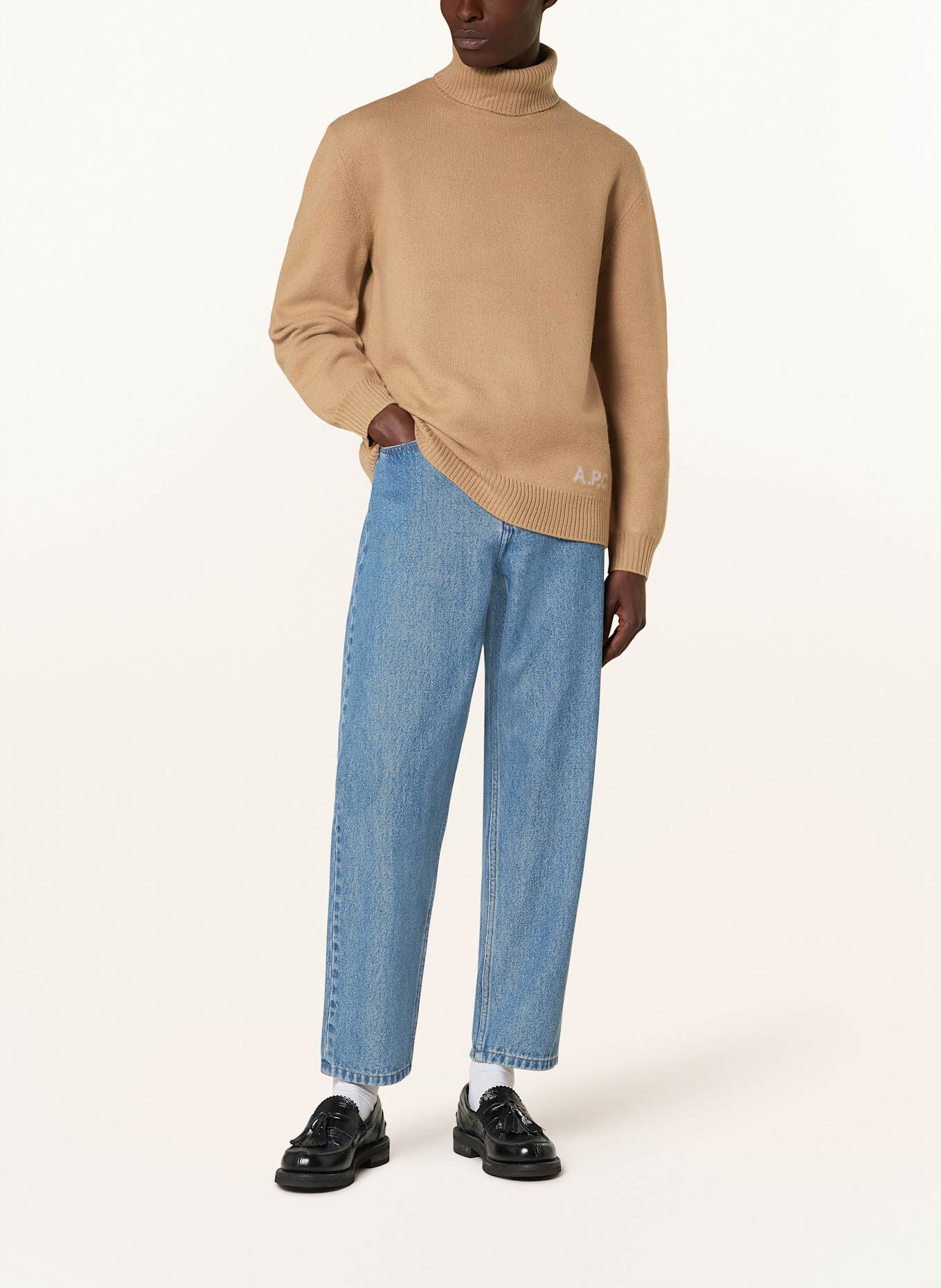 A.P.C. Rollkragenpullover WALTER: CAMEL