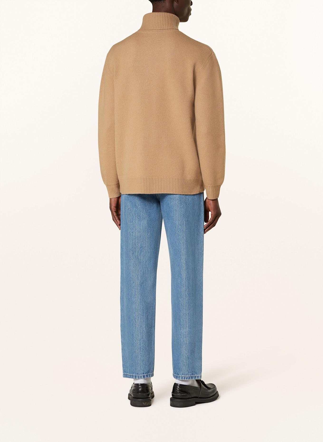 A.P.C. Rollkragenpullover WALTER: CAMEL