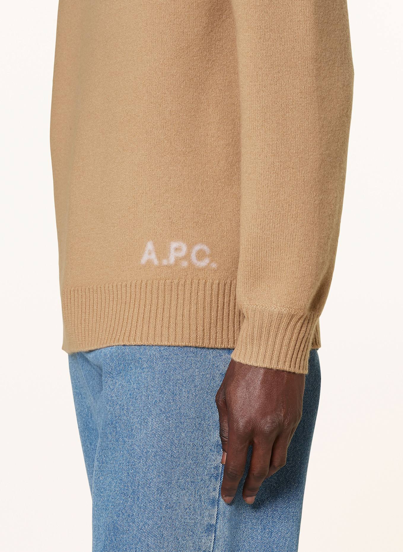 A.P.C. Rollkragenpullover WALTER: CAMEL