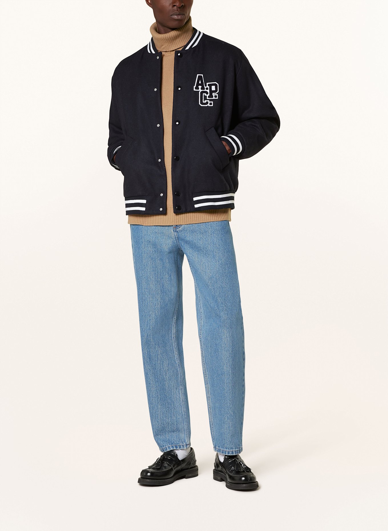 A.P.C. Rollkragenpullover WALTER: CAMEL