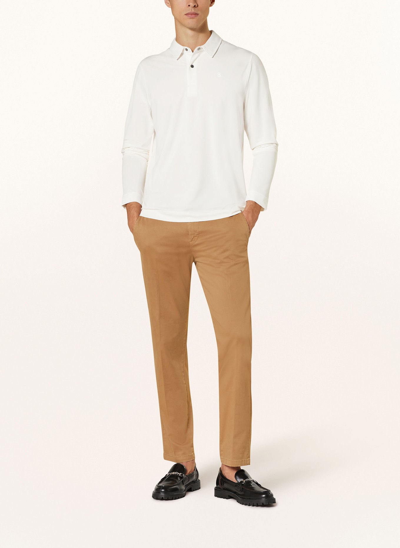 BOGNER Piqué-Poloshirt TIMON: ECRU