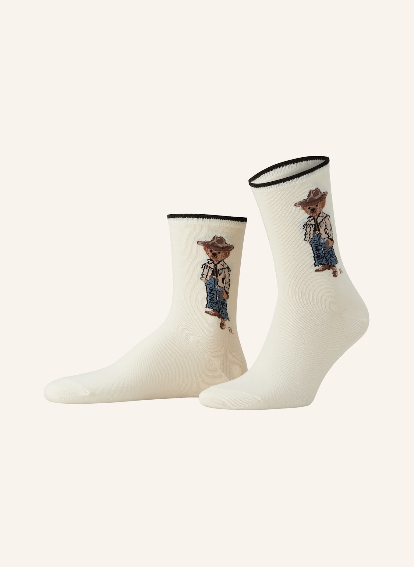 POLO RALPH LAUREN Socks: 001 IVORY
