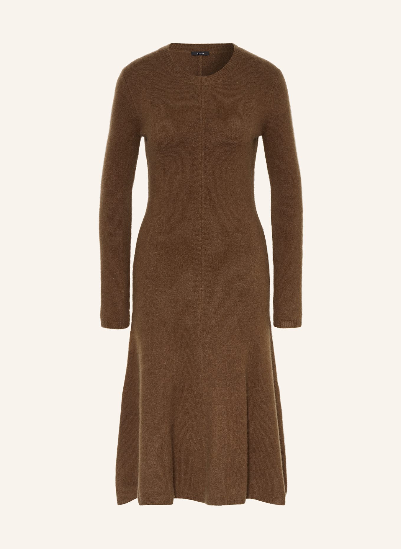 JOSEPH Knit dress with cashmere: BROWN