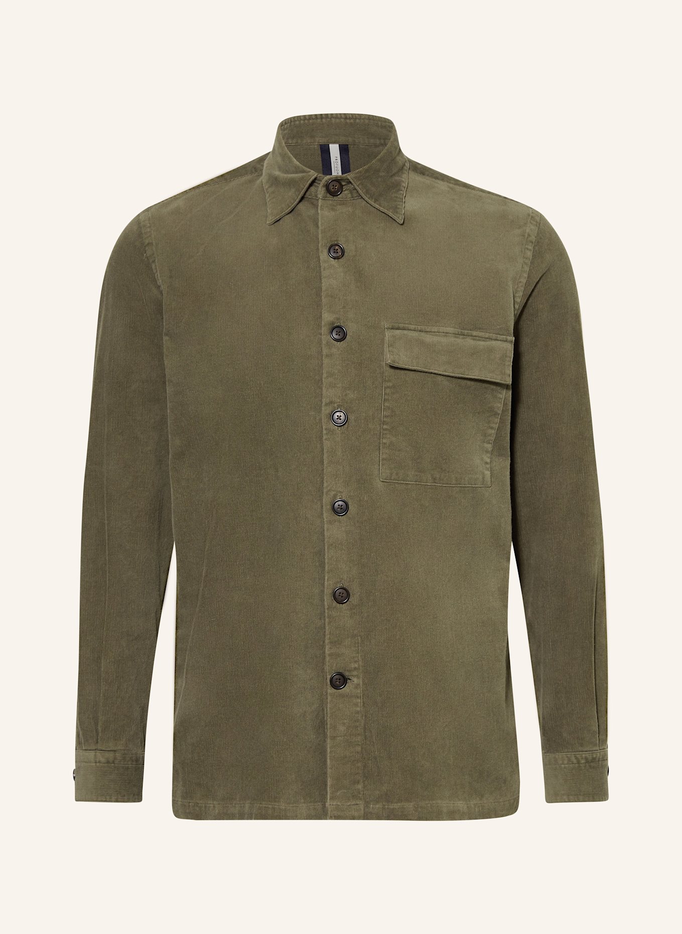 PROFUOMO Overjacket ze sztruksu, Kolor: KHAKI (Obrazek 1)