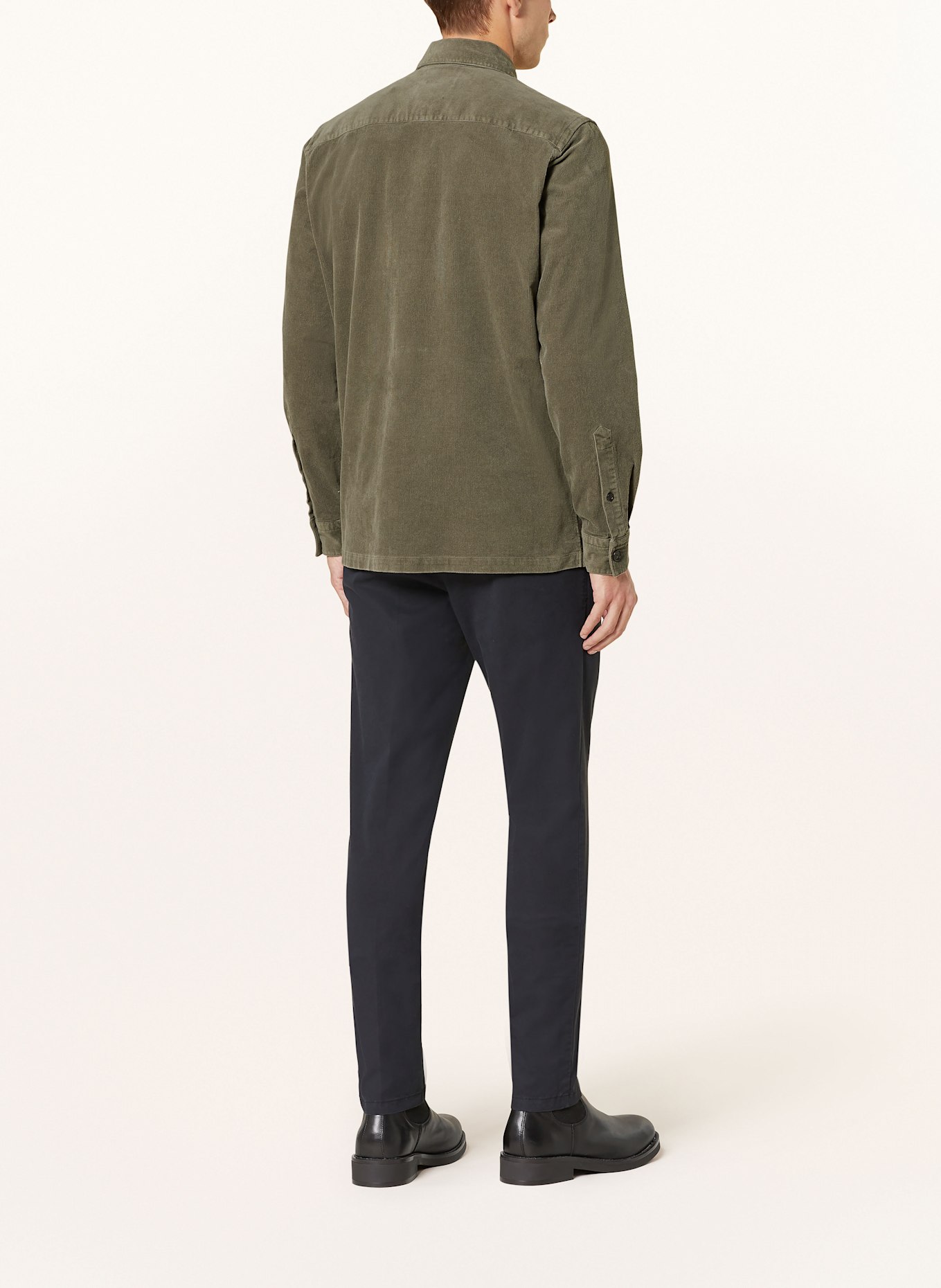 PROFUOMO Overjacket ze sztruksu, Kolor: KHAKI (Obrazek 3)
