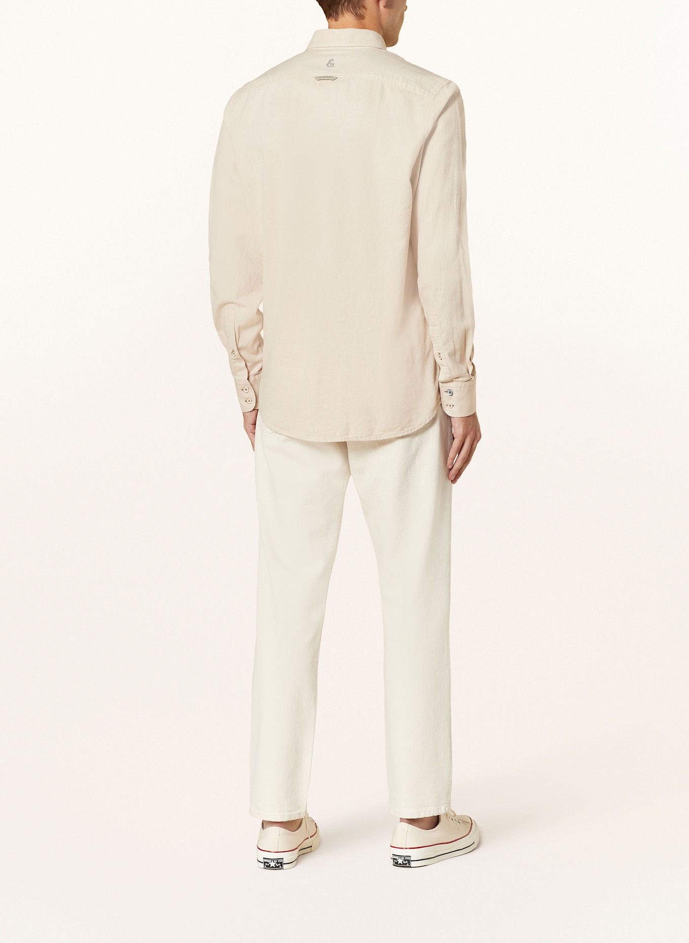 COLOURS & SONS Hemd Regular Fit, Farbe: BEIGE (Bild 3)