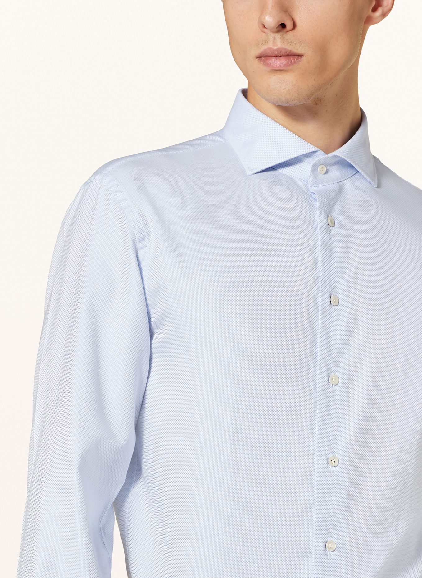 PROFUOMO Oxford shirt slim fit, Color: LIGHT BLUE (Image 4)