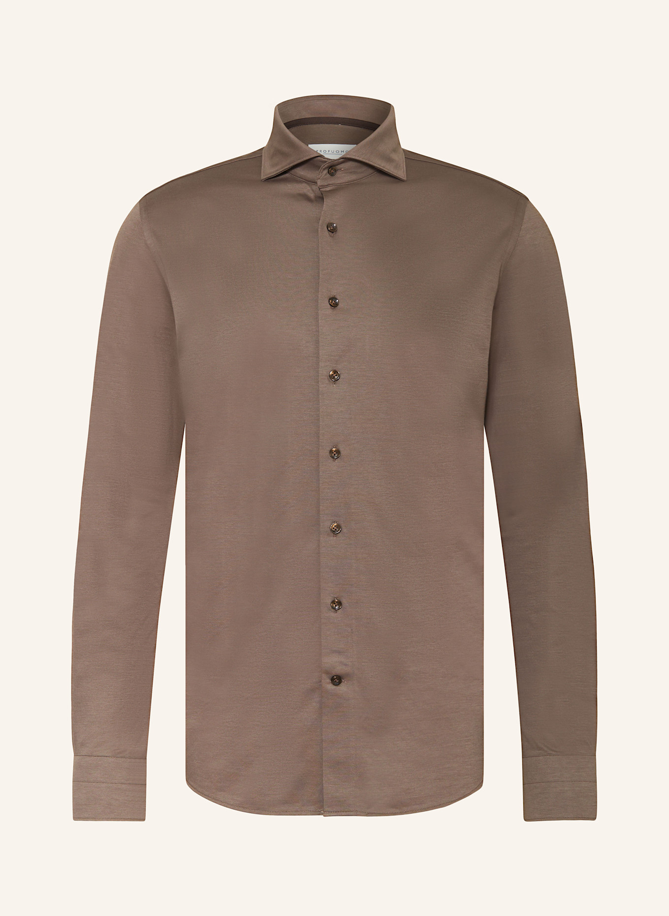 PROFUOMO Koszula slim fit, Kolor: SZAROBRĄZOWY (Obrazek 1)