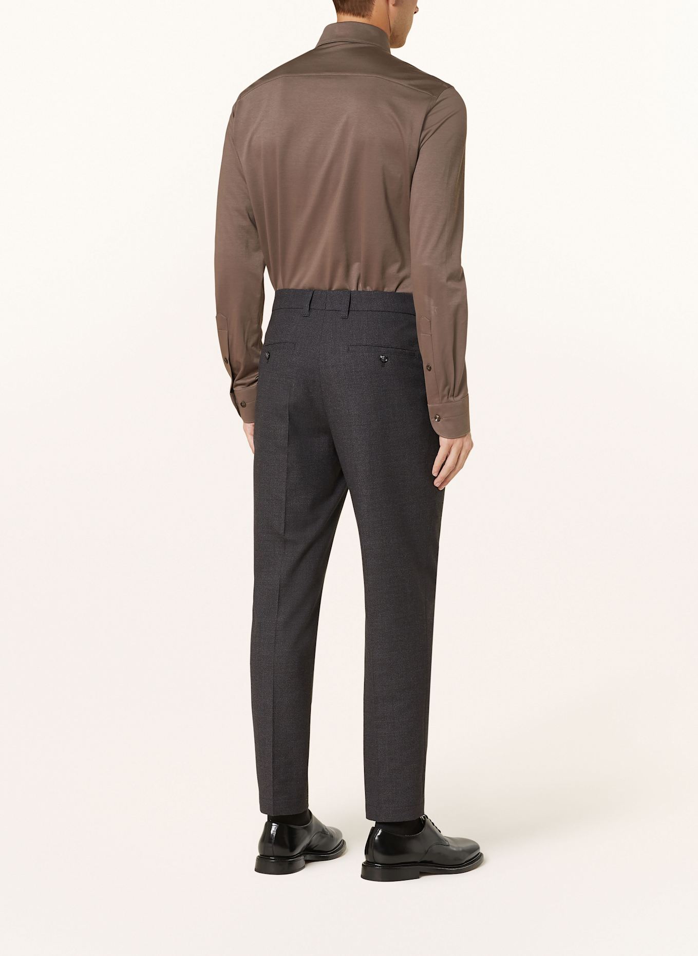 PROFUOMO Koszula slim fit, Kolor: SZAROBRĄZOWY (Obrazek 3)