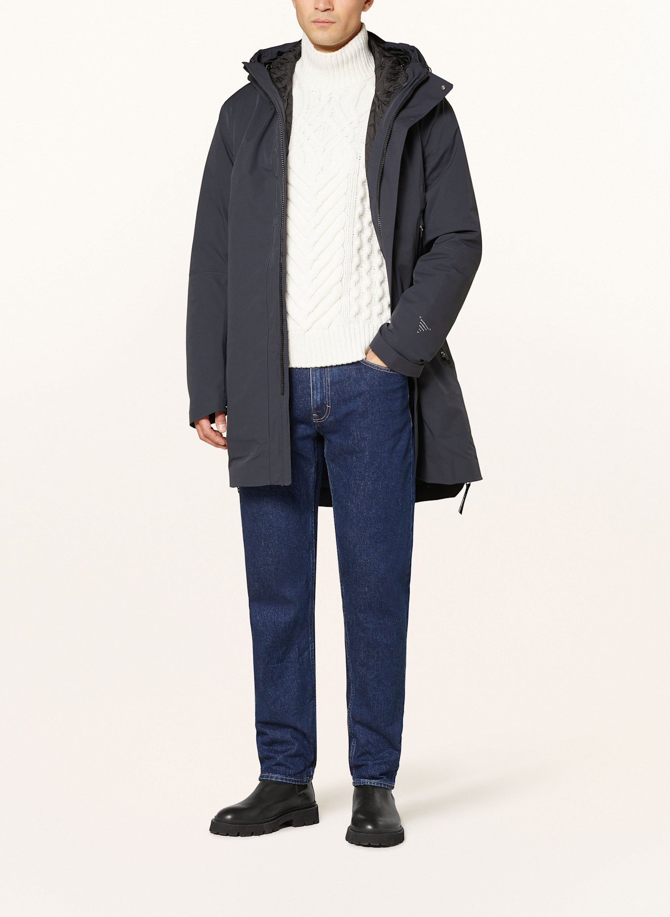 KRAKATAU Parka PLANCK: DARK GRAY