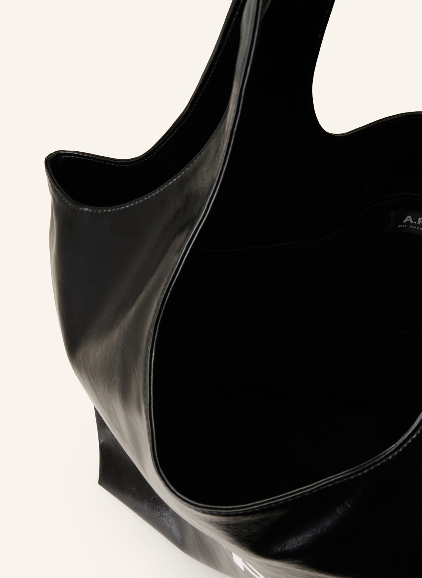 A.P.C. Shopper NINON, Color: BLACK (Image 3)