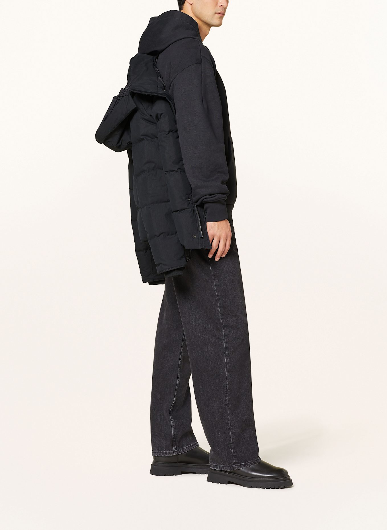 CANADA GOOSE Daunenjacke WYNDHAM: SCHWARZ