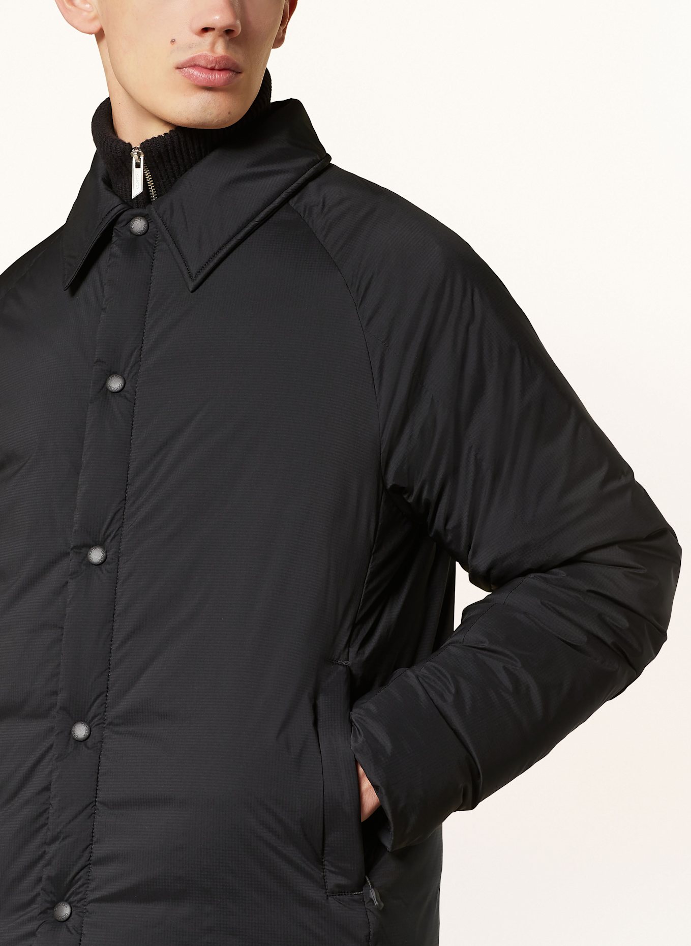 CANADA GOOSE Lighweight-Daunenjacke LODGE COACH: SCHWARZ