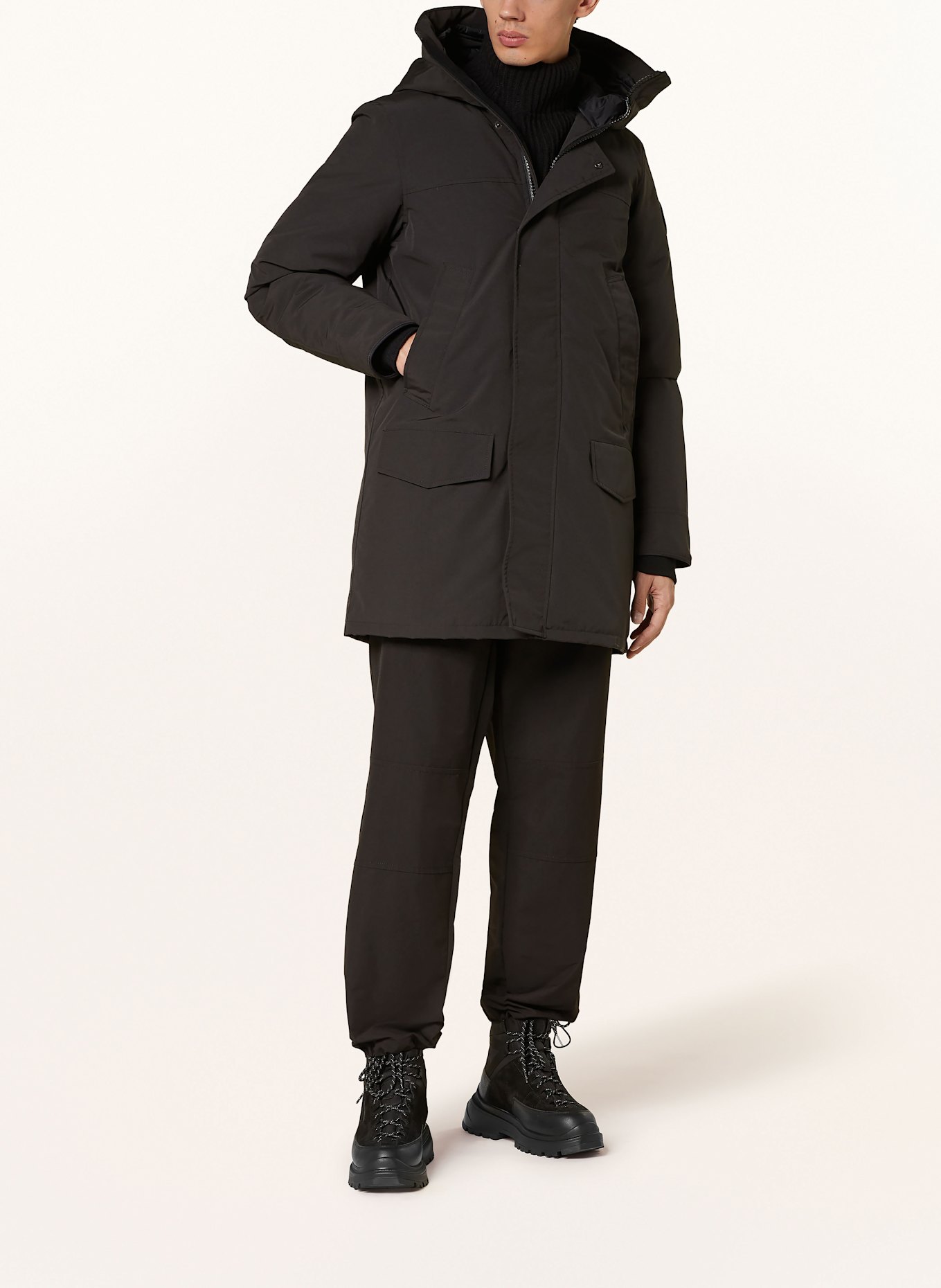CANADA GOOSE Down parka LANGFORD in black