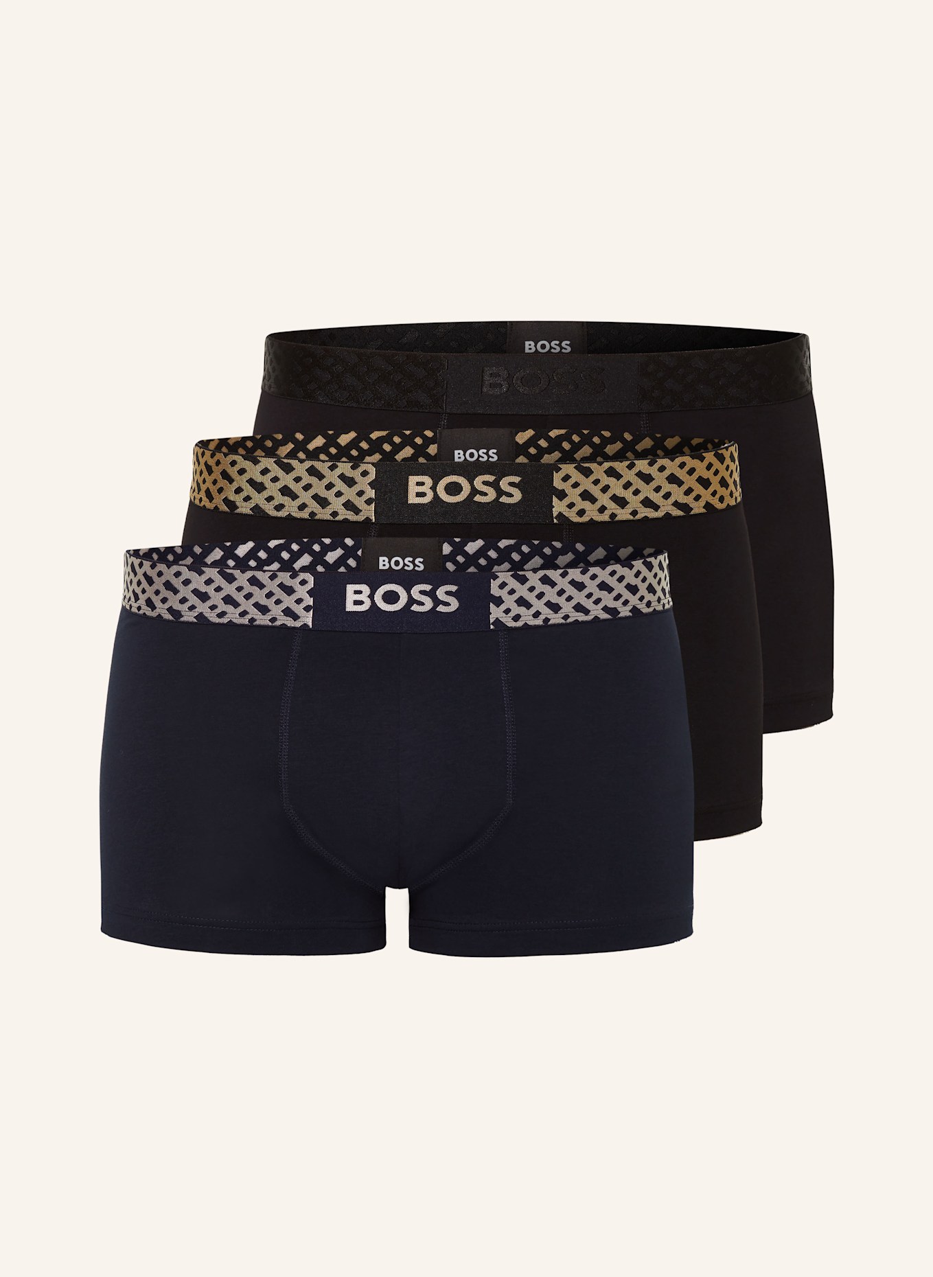 BOSS 3 pack boxer shorts