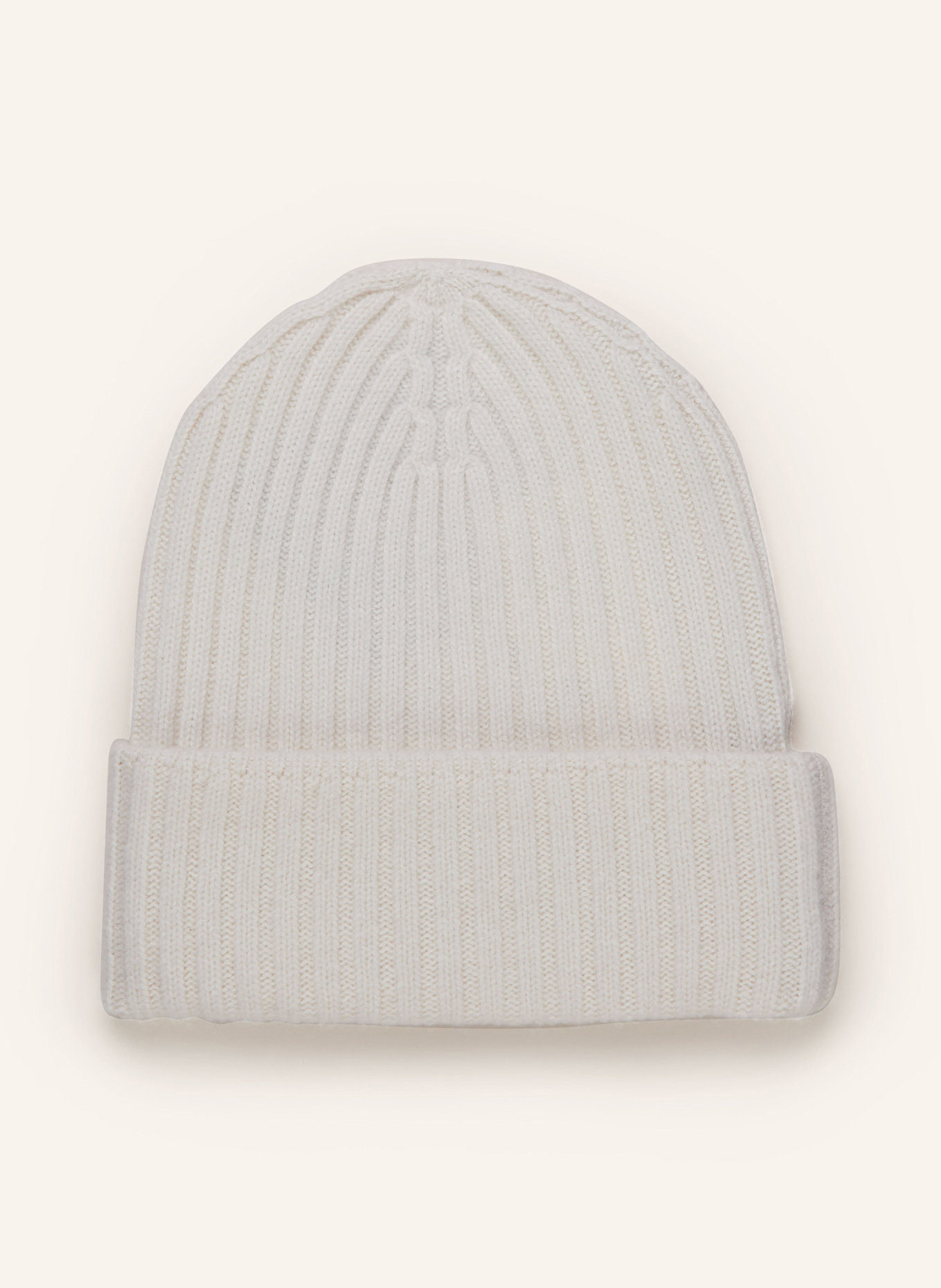 S.MARLON Cashmere hat: WHITE