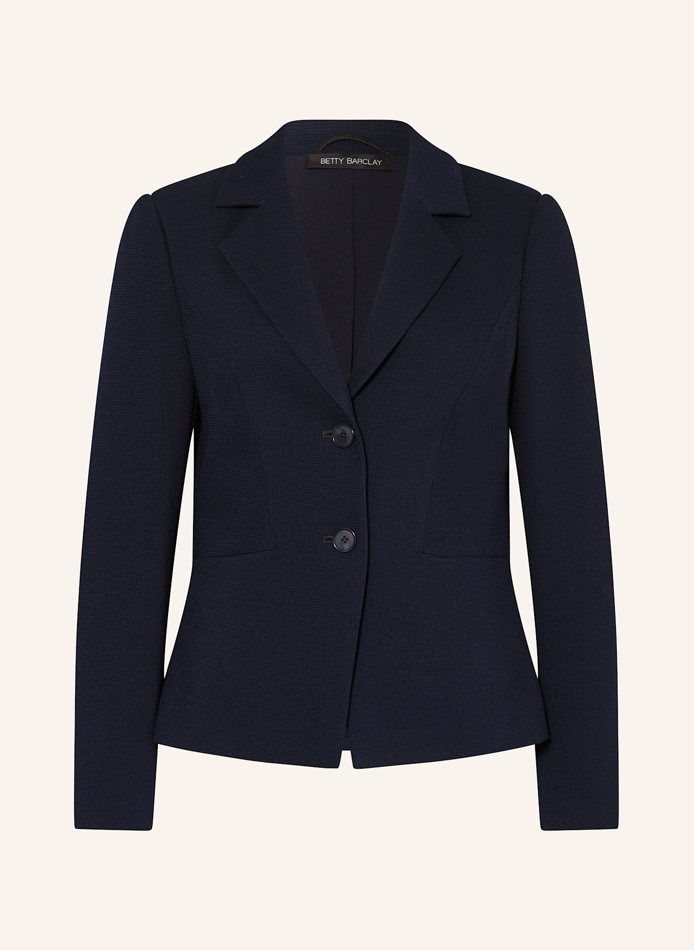 Betty Barclay Piqué blazer, Color: DARK BLUE (Image 1)