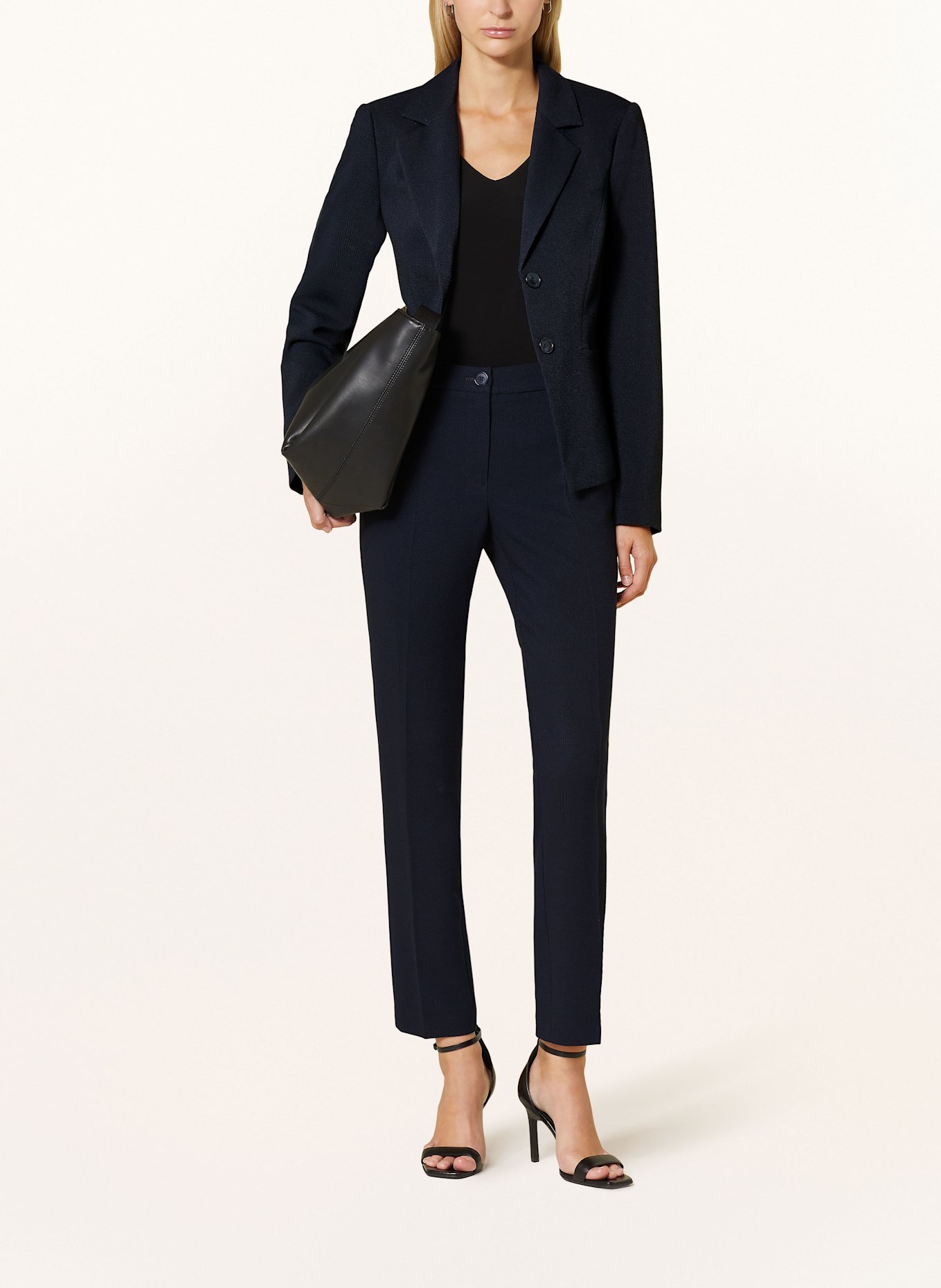 Betty Barclay Piqué blazer, Color: DARK BLUE (Image 2)