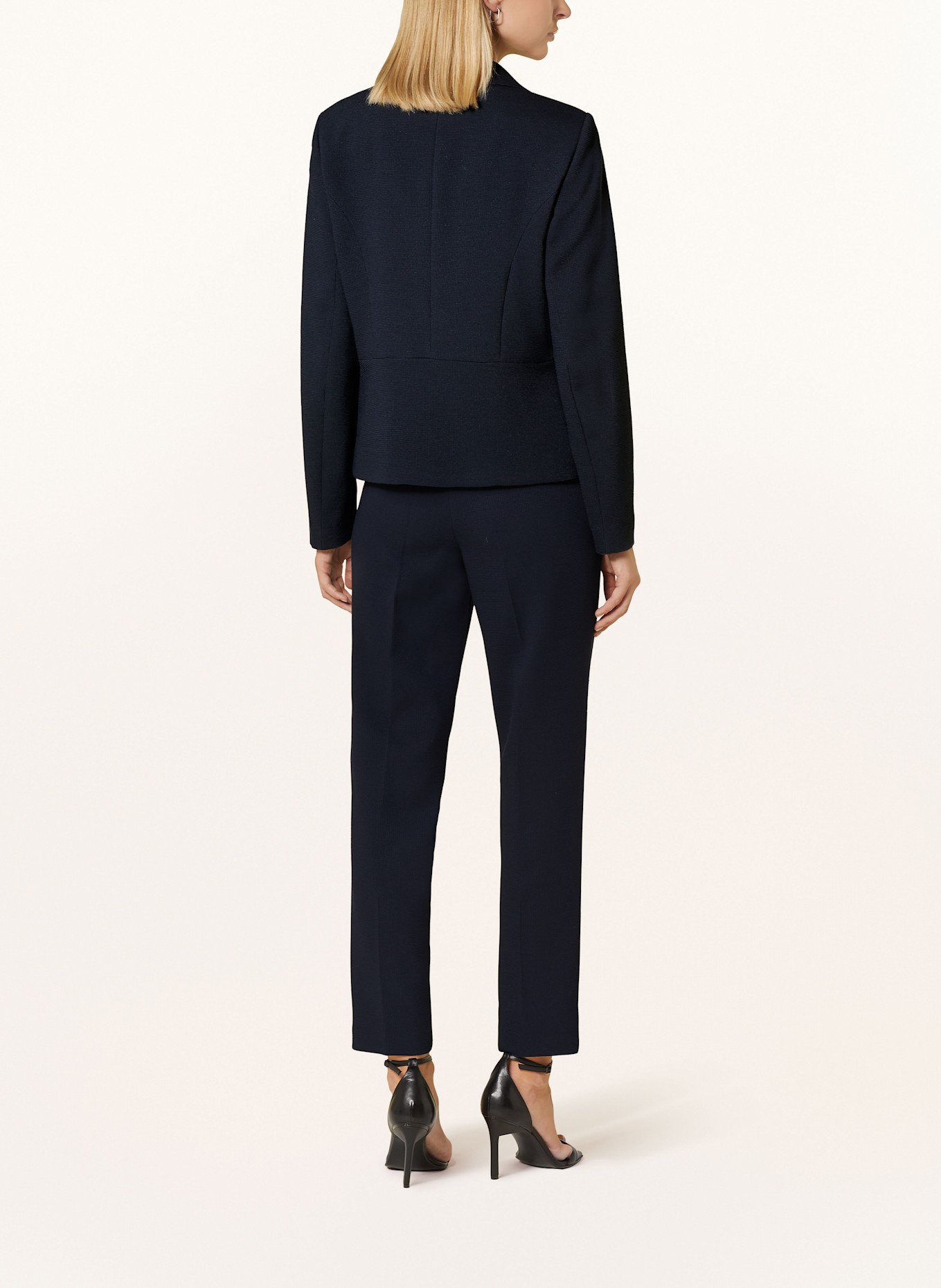 Betty Barclay Piqué blazer, Color: DARK BLUE (Image 3)