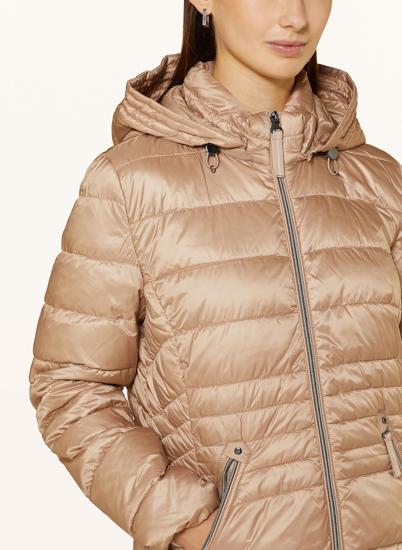 Betty barclay quilted hooded coat store