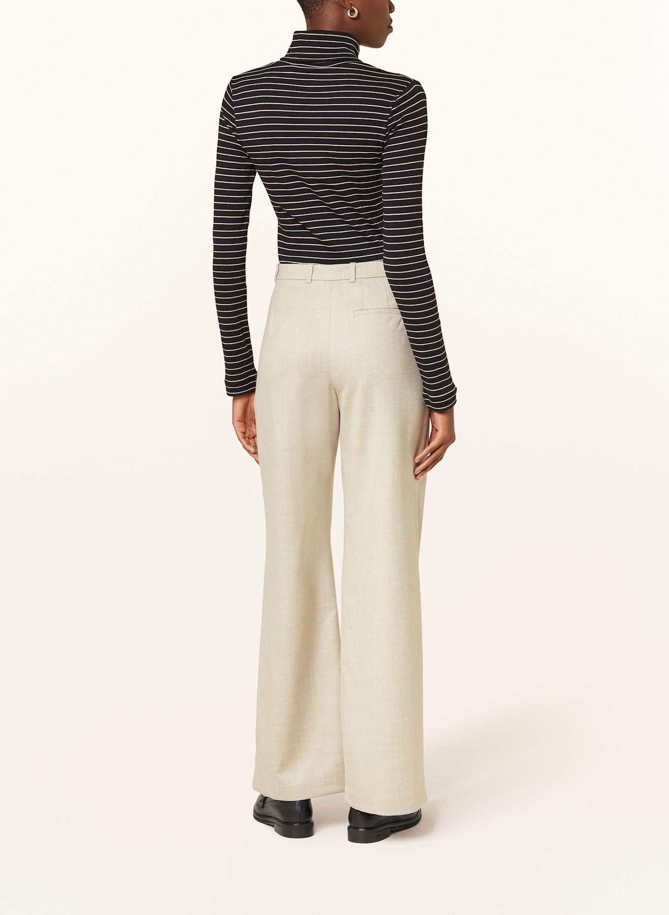 LANIUS Wide leg trousers, Color: CREAM (Image 3)