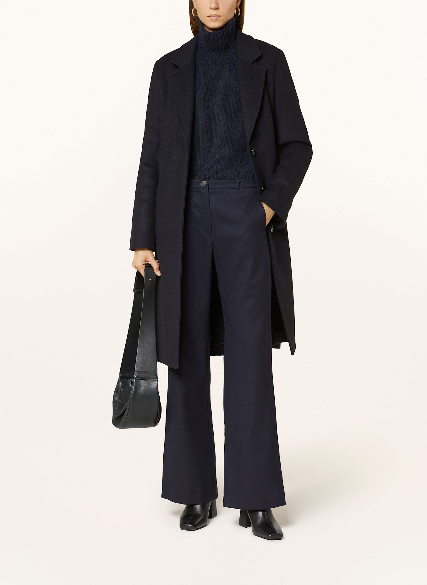 LANIUS Spodnie marlena: GRANATOWY