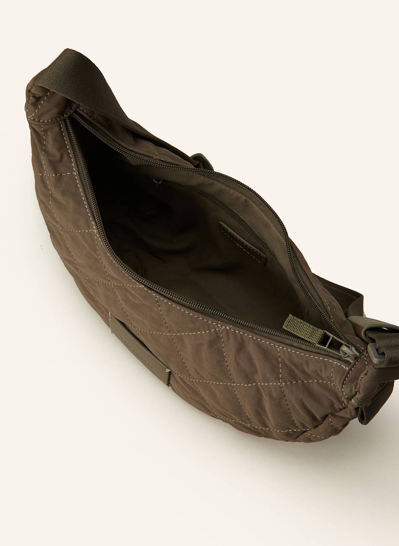 SEIDENFELT Schultertasche HETTA: KHAKI