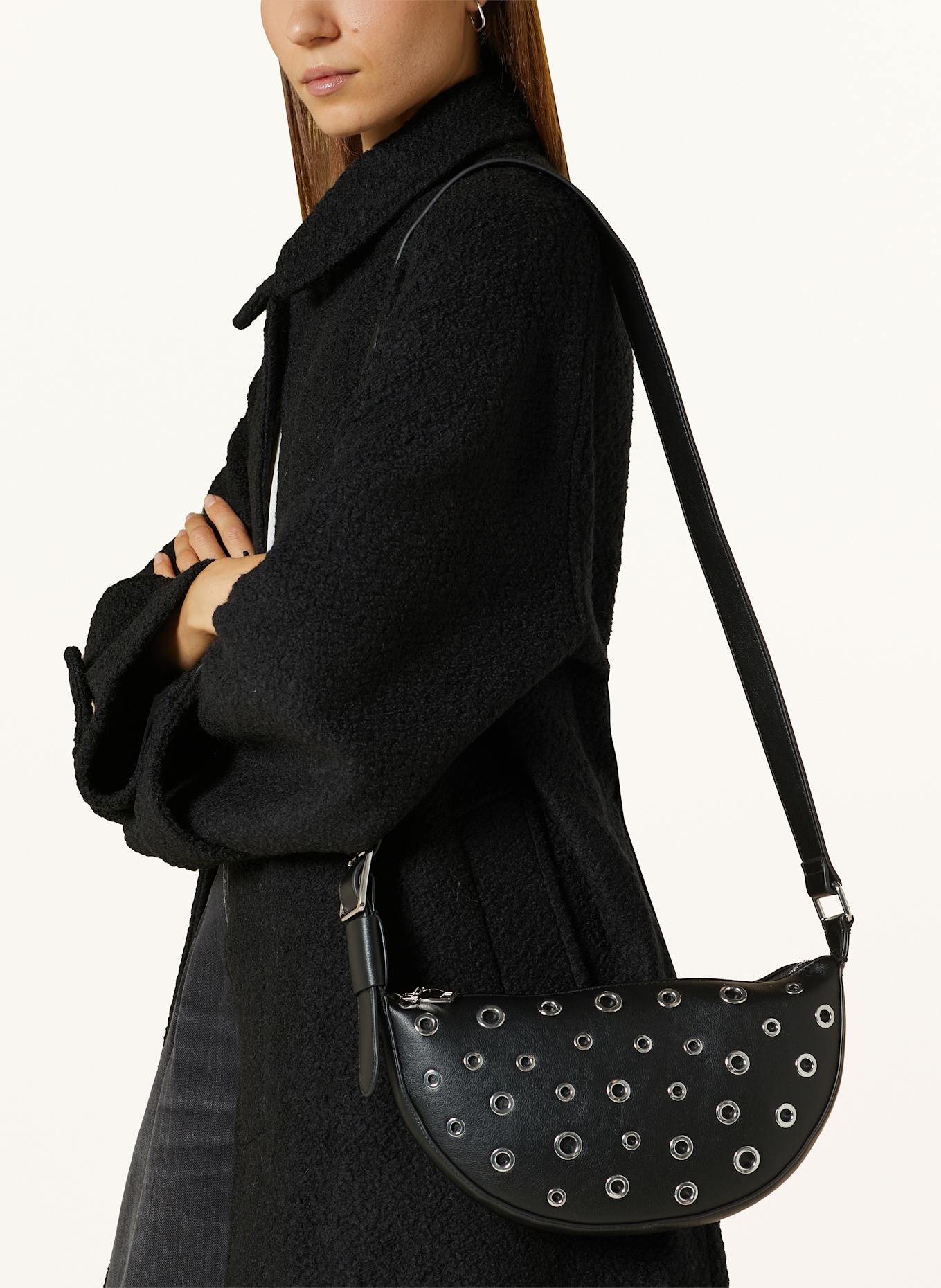 SEIDENFELT VINJE crossbody bag: BLACK