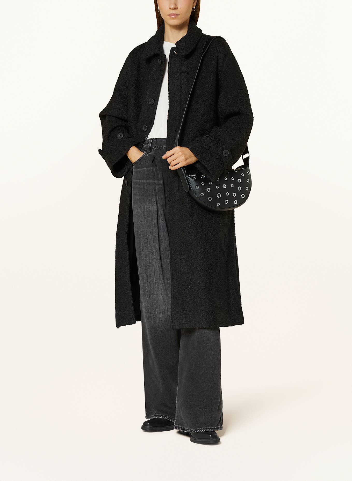 SEIDENFELT VINJE crossbody bag: BLACK