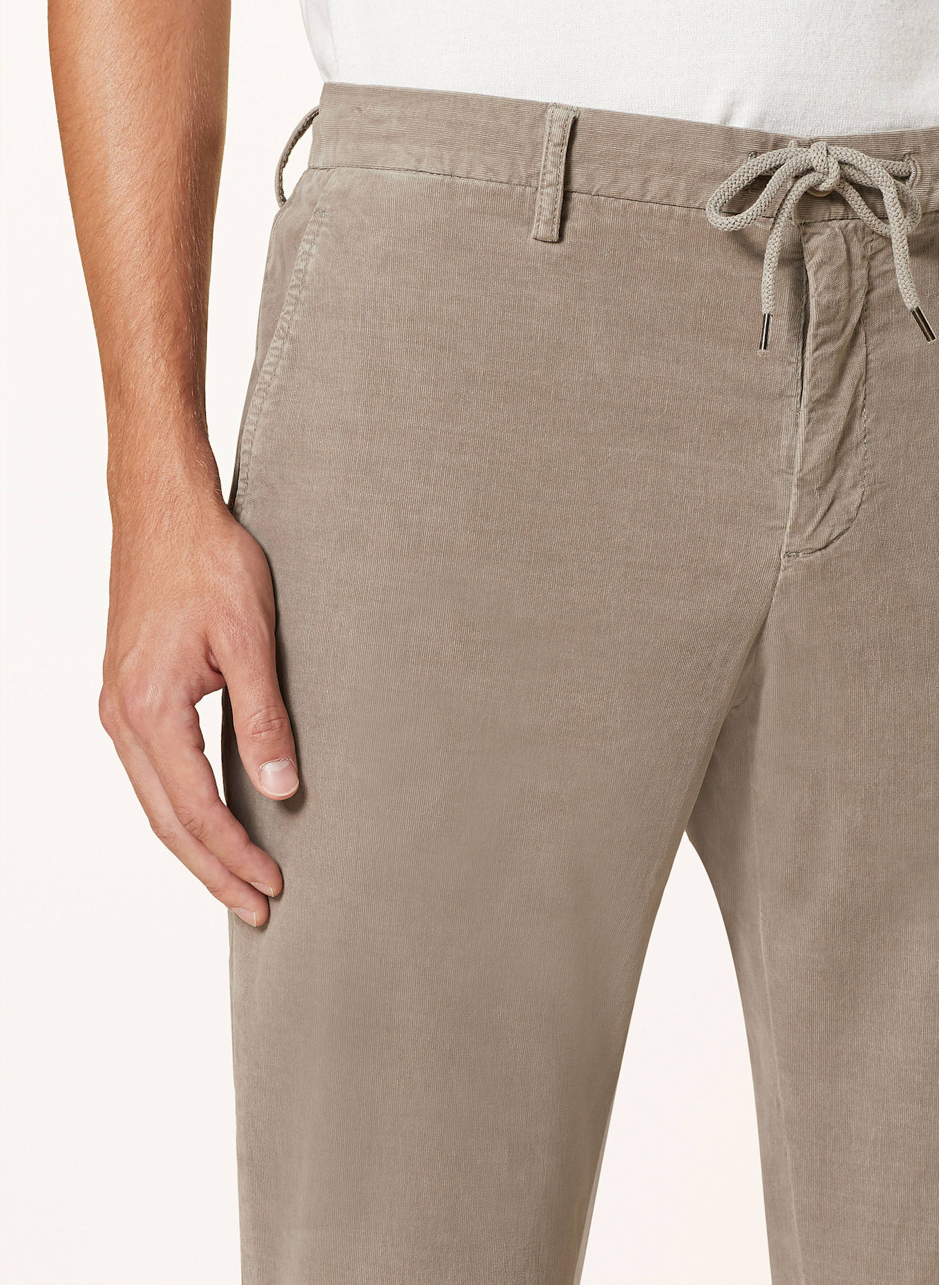 ALBERTO Cordchino JUMP Slim Fit: BEIGE