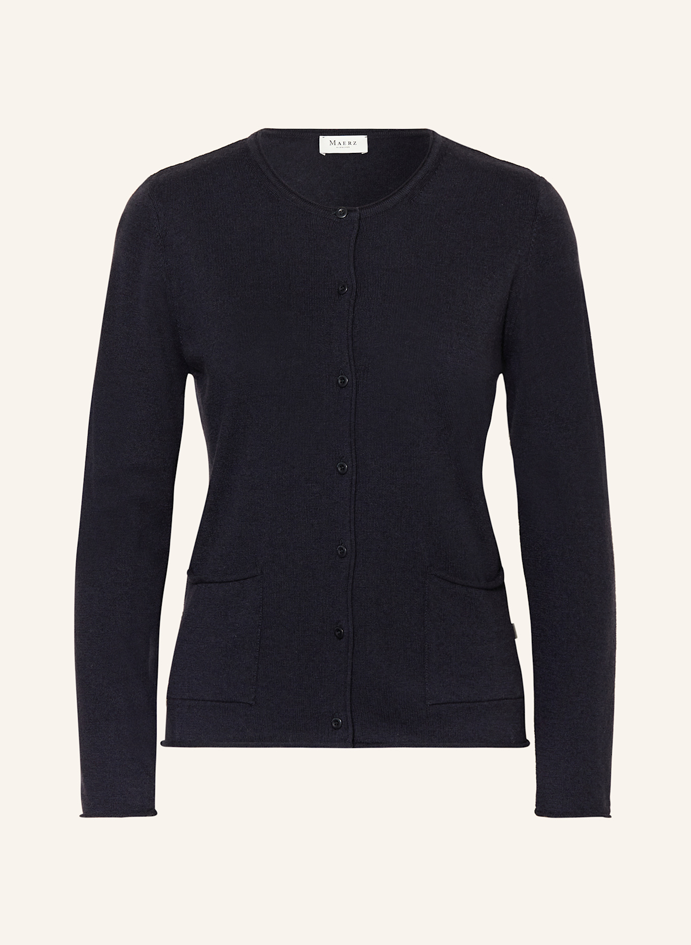 MAERZ MUENCHEN Strickjacke: DUNKELBLAU