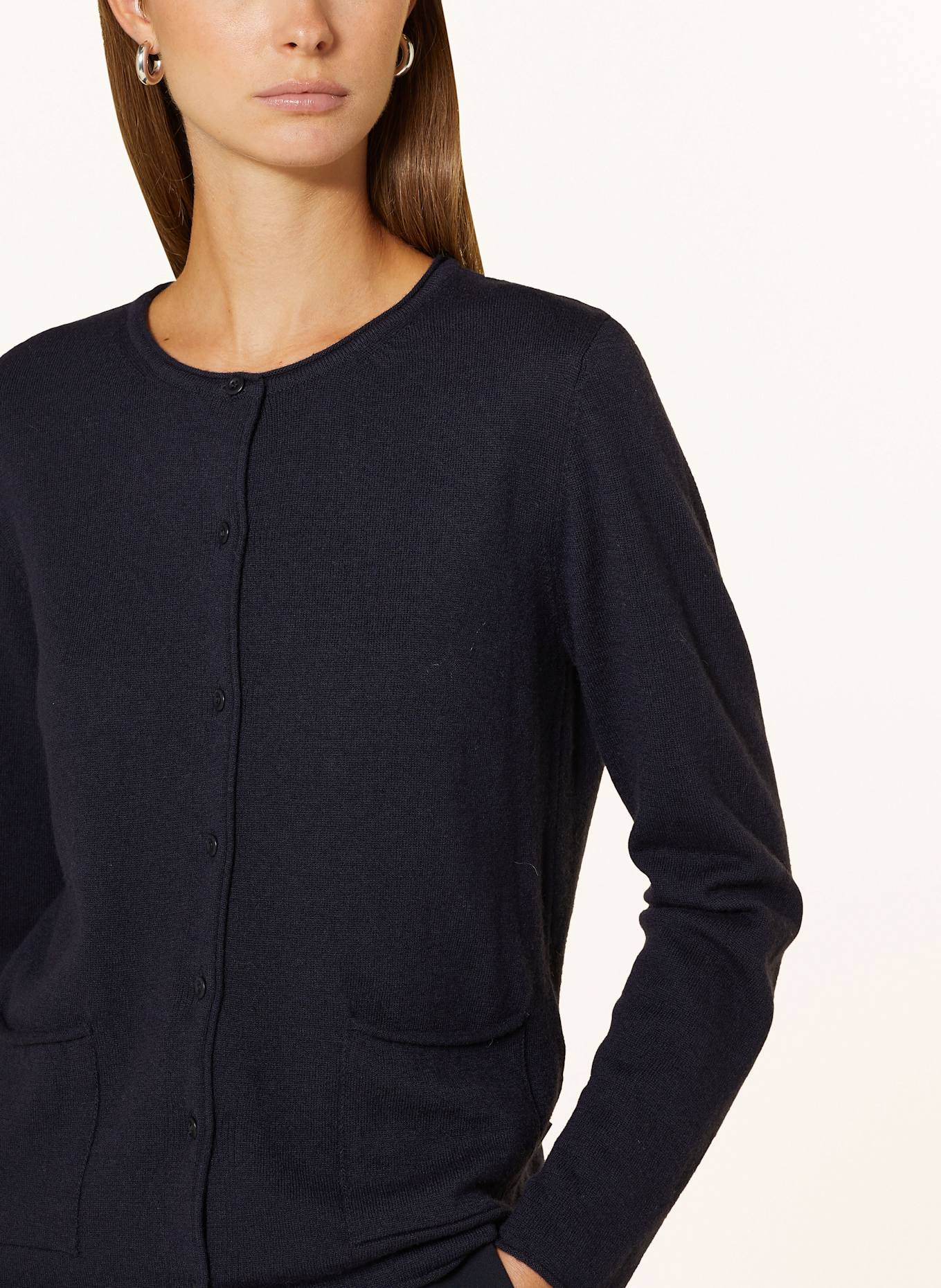 MAERZ MUENCHEN Strickjacke: DUNKELBLAU
