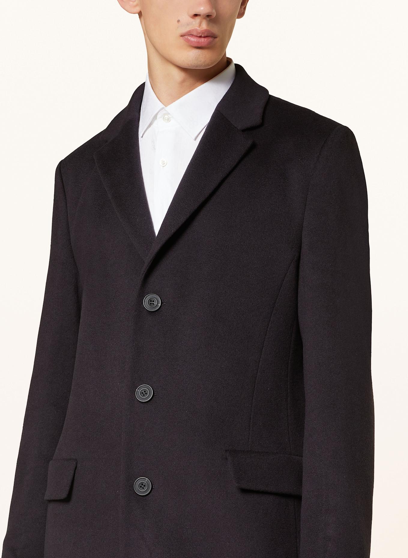 HUGO Cashmere-Mantel MIGOR: DUNKELBLAU