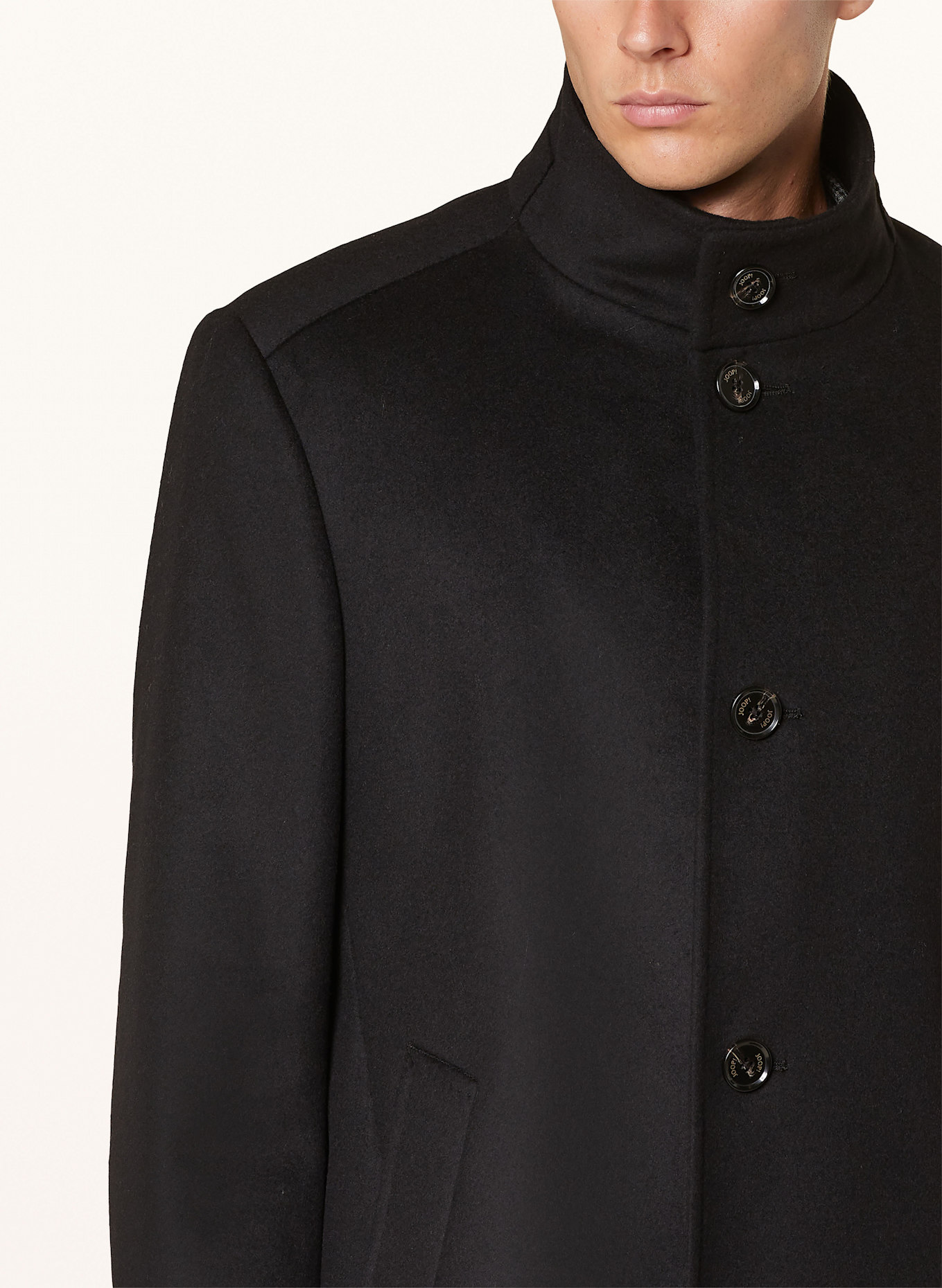 JOOP! Wollmantel MARON: SCHWARZ