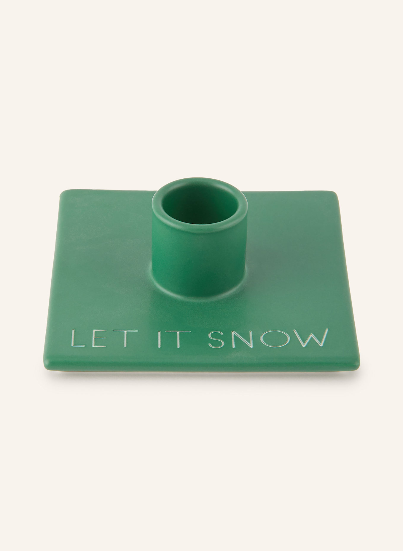 DESIGN LETTERS Kerzenhalter XMAS STORIES: DUNKELGRÜN