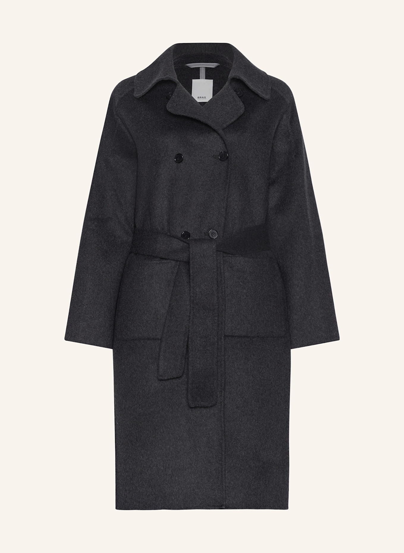 BRAX Mantel LONDON: DUNKELGRAU