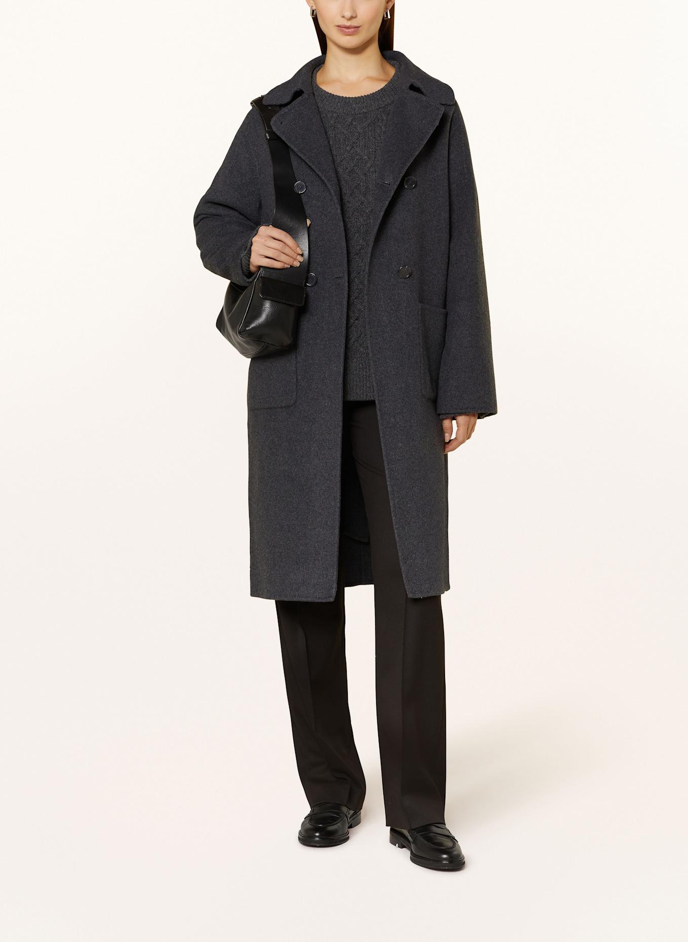 BRAX Mantel LONDON: DUNKELGRAU