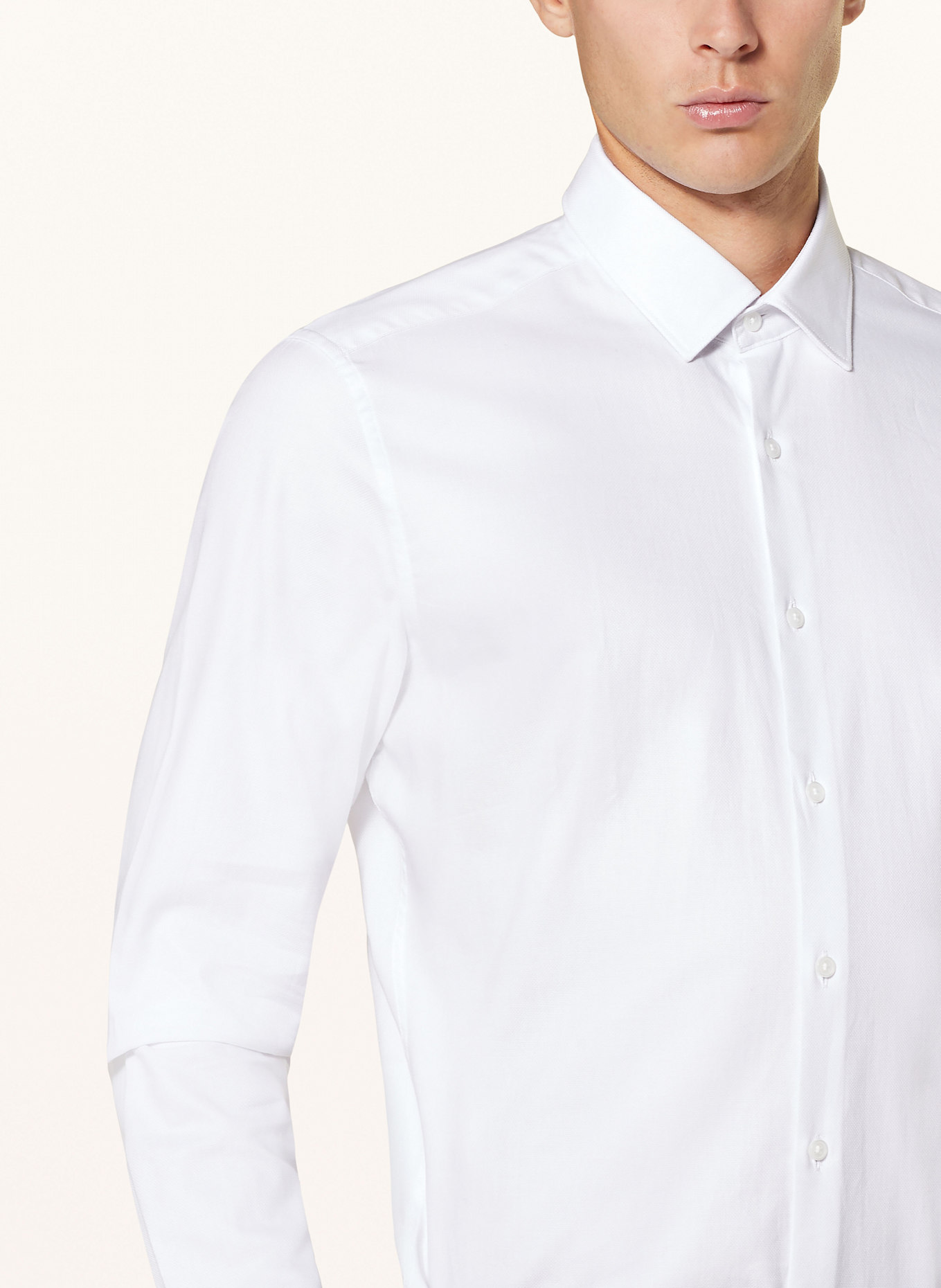 PAUL Košile Slim Fit: BÍLÁ