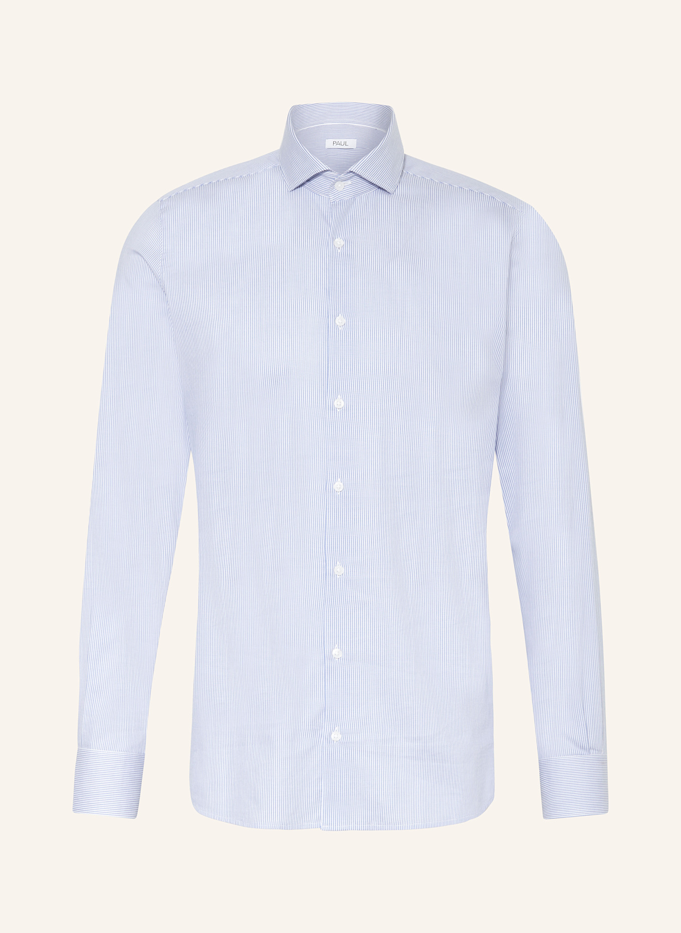 PAUL Hemd Slim Fit: HELLBLAU / WEISS