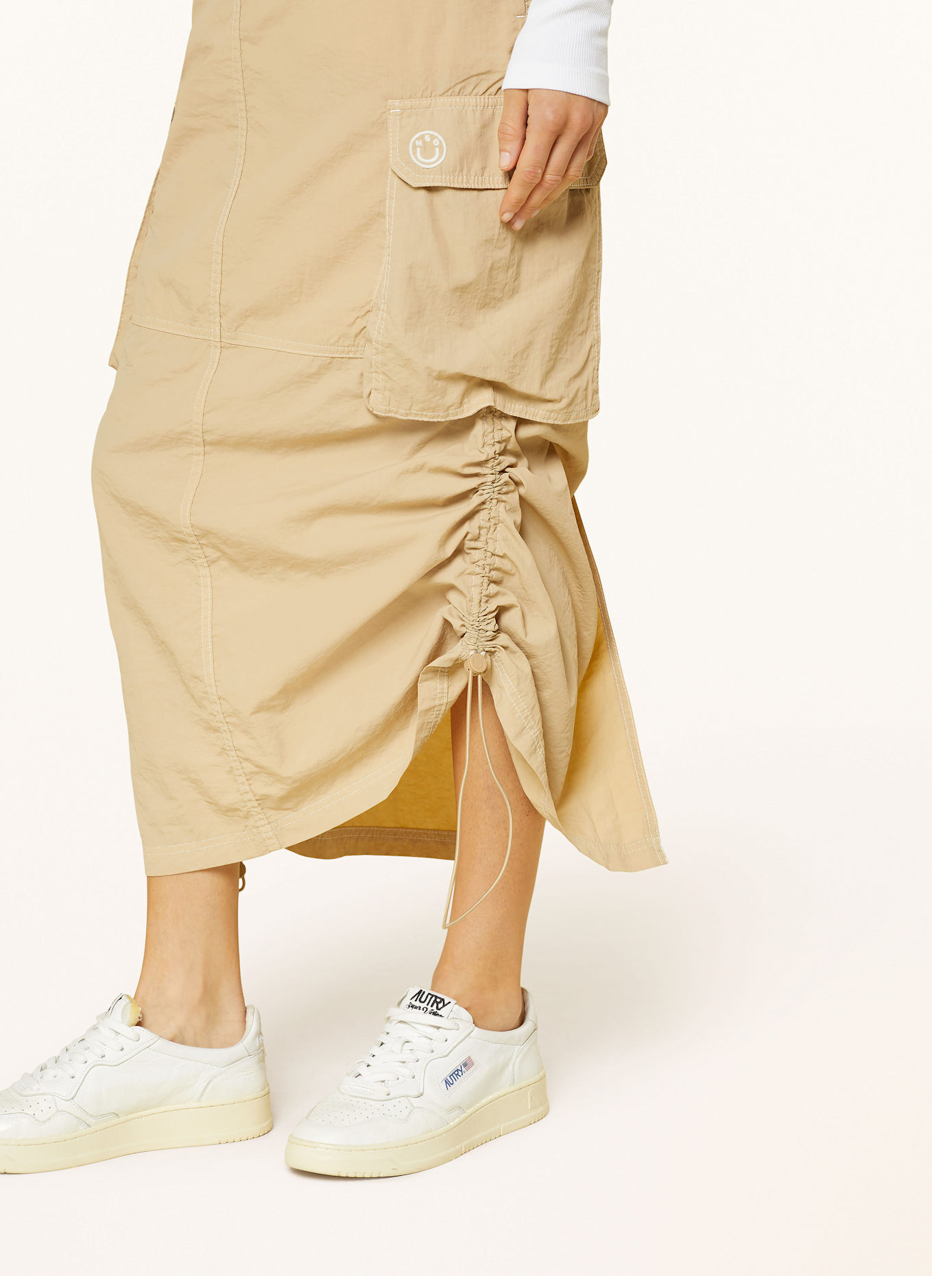 HUGO BLUE Cargorock RONULE, Farbe: BEIGE (Bild 4)