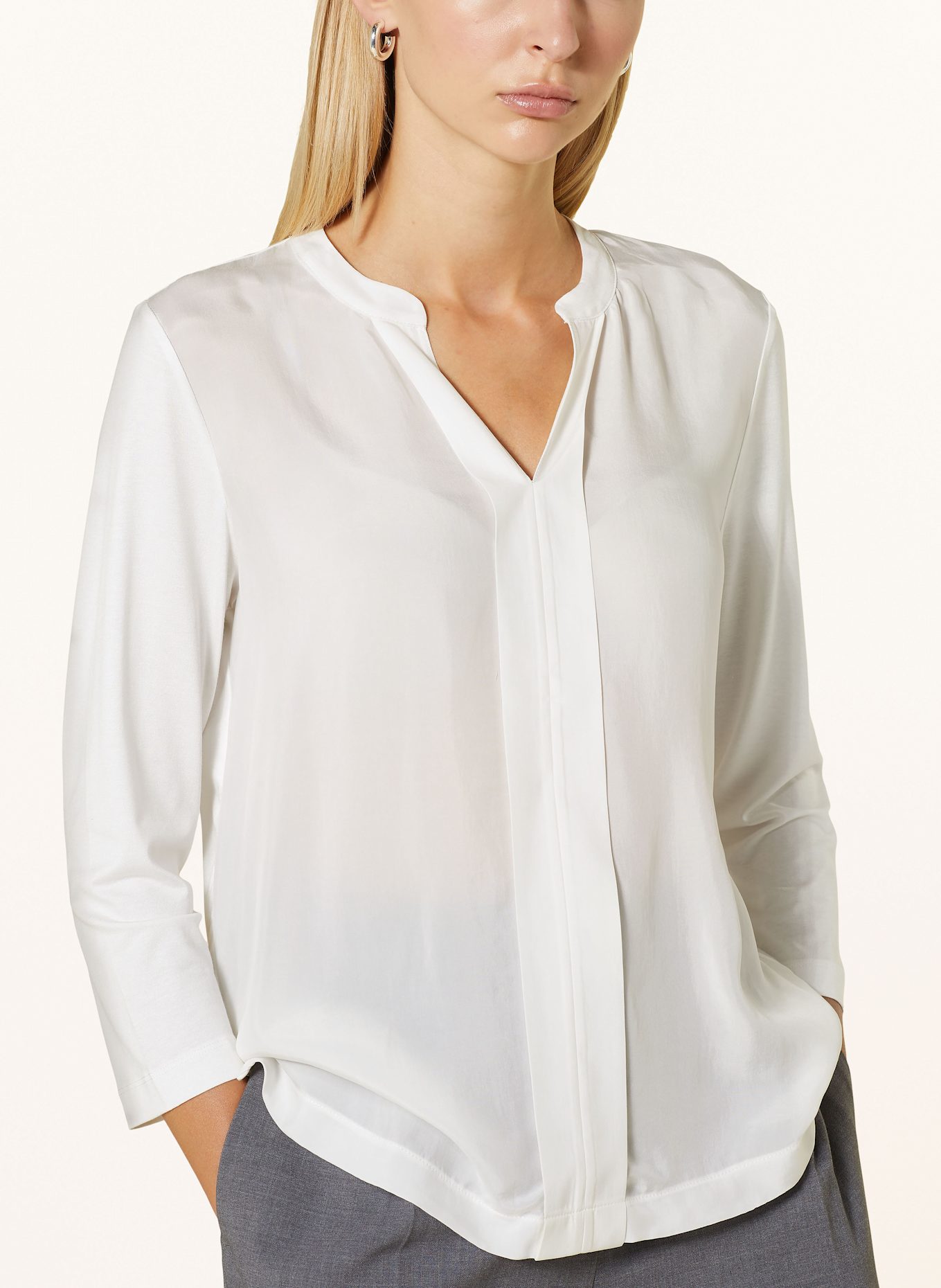 BRAX CLARISSA tunic with 3/4 sleeves, Color: ECRU (Image 4)