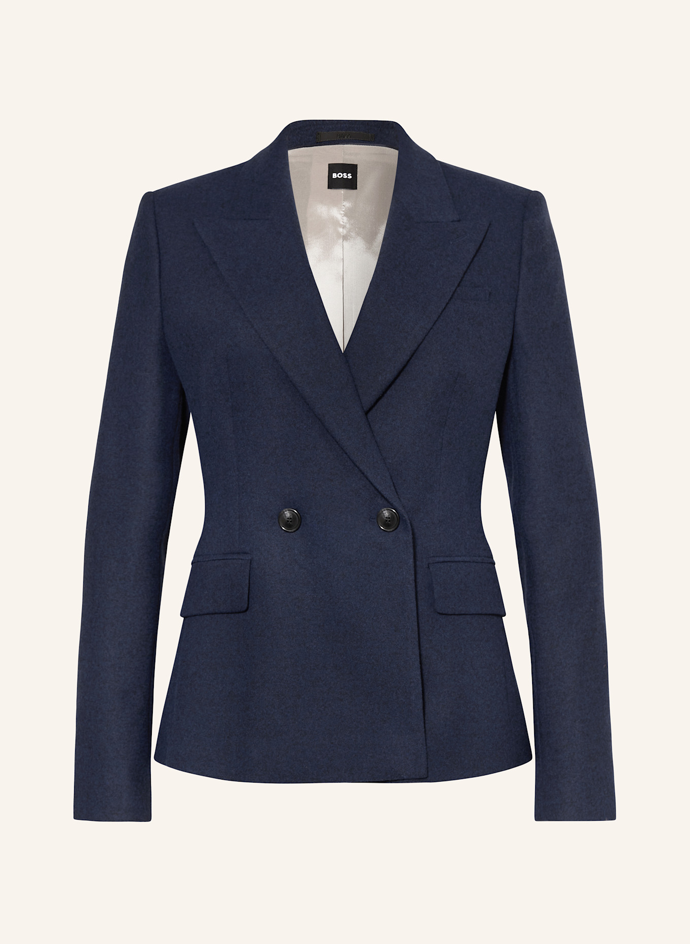 BOSS Flanellblazer JIA, Farbe: DUNKELBLAU (Bild 1)