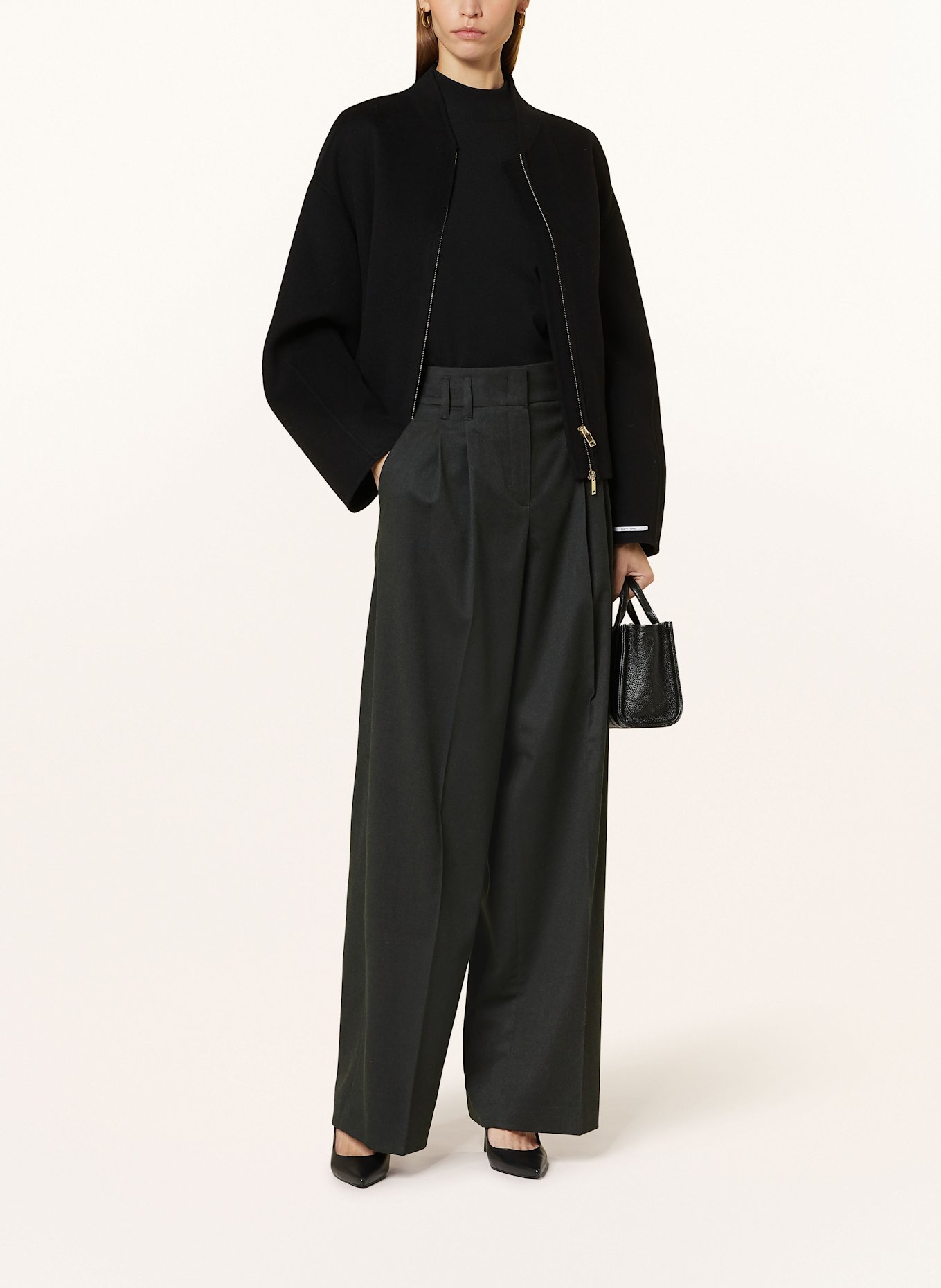 RAFFAELLO ROSSI Collina trousers MAYLA, Color: DARK GRAY (Image 2)