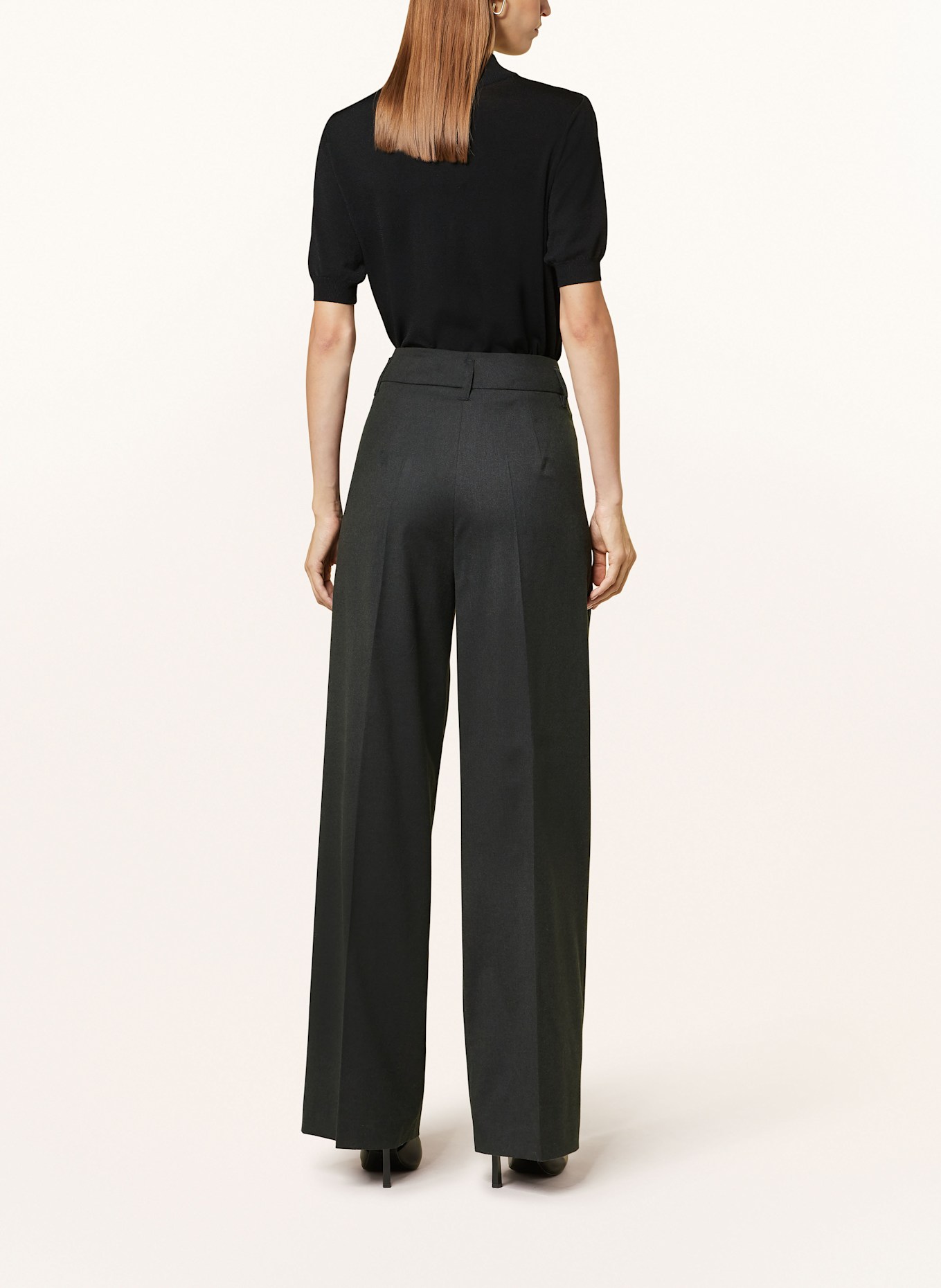 RAFFAELLO ROSSI Collina trousers MAYLA, Color: DARK GRAY (Image 3)